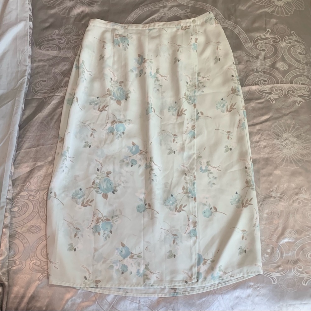Floral Midi Skirt